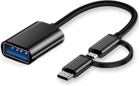 Cable OTG USB Tipo C y Micro USB