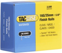 Tacwise 0295 - Clavos 16 G/35 mm, caja de 2500 unidades